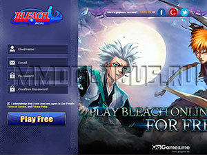 Bleach Online регистрация