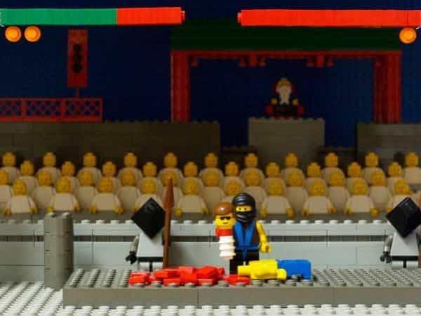 LEGO сцены Mortal Kombat